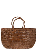 Dragon Triple Jump Small Woven Leather Bag