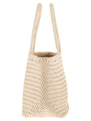 Dragon Grace Basket Small Woven Leather Bag