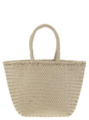 Dragon Grace Basket Small Woven Leather Bag