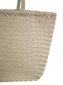 Dragon Grace Basket Small Woven Leather Bag