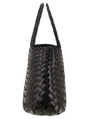 Dragon Santa Croce Small Woven Leather Bag