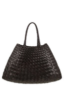 Dragon Santa Croce Small Woven Leather Bag