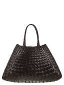 Dragon Santa Croce Small Woven Leather Bag