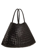 Dragon Santa Croce Small Woven Leather Bag