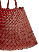 Dragon Santa Croce Small Woven Leather Bag