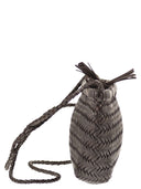 Mini borsa in pelle intrecciata Dragon Minsu