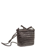 Mini borsa in pelle intrecciata Dragon Minsu