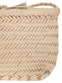 Dragon Minsu Mini Woven Leather Bag