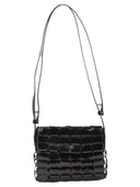 Dragon Link Pochette Woven Leather Bag