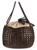 Dragon Juventus Braided Leather Bag