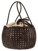 Dragon Juventus Braided Leather Bag