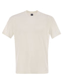 Fedeli Stretch Linen Short Sleeved T Shirt