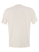 Fedeli Stretch Linen Short Sleeved T Shirt