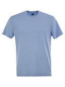 Fedeli Stretch Leinen kurzärmeliges T -Shirt