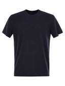 Camiseta de manga corta de lino estirado de Fedeli