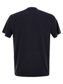 Camiseta de manga corta de lino estirado de Fedeli