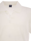 Fedeli Giza Cotton Short Sleeved Polo Shirt