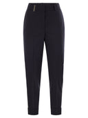 Peserico Virgin Wool Blend Bossers con joyas