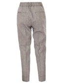 Peserico Wool Blend Flannel Trousers