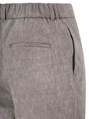 Peserico Wool Blend Flannel Trousers
