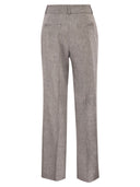 Peserico Wool Blend Flannel Trousers