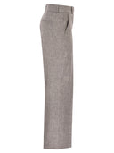 Peserico Wool Blend Flannel Trousers