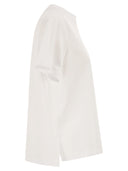 Peserico Stretch Cotton T Shirt With Pocket