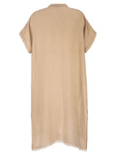 Peserico Long Lightweight Cotton Cardigan With Micro Sequins