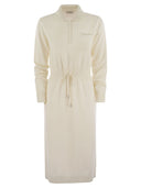 Vestido de tricot de lana, seda y cachemira de Peserico