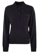 Suéter de lana virgen, seda y cachemira tricot