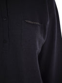 Suéter de lana virgen, seda y cachemira tricot