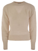 Peserico Alpaca Crew Neck Tricot Sweater