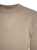 Peserico Alpaca Crew Neck Tricot Sweater