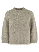 Peserico tricot tejido con patrón de ventilador