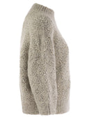 Peserico tricot tejido con patrón de ventilador