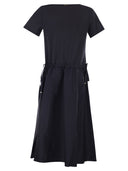 Herno Jersey And Poplin Combination Dress