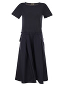 Herno Jersey And Poplin Combination Dress