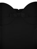 Elisabetta Franchi Crepe Midi Dress With Bows