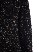 Elisabetta Franchi Embroidered Boxy Mini Dress In Chenille With Sequins