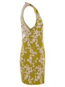 Elisabetta Franchi Printed Duchesse And Tulle Dress