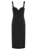 Elisabetta Franchi Lightweight Crêpe Dress With Crystals