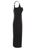 Elisabetta Franchi Lightweight Crêpe Dress With Crystals
