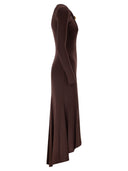 Elisabetta Franchi Crêpe Jersey Dress With Jewel Detail