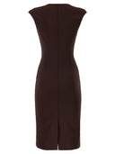 Elisabetta Franchi Double Stretch Crepe Dress