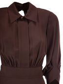 Elisabetta Franchi viskose Georgette kjole