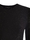 Fabiana Filippi Crew Neck Dress met micro -pailletten