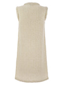 Fabiana Filippi Mini Dress In Tweed Effect Yarn