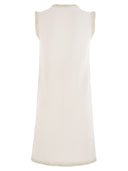 Fabiana Filippi Knitted Mini Dress With Sequin Edging