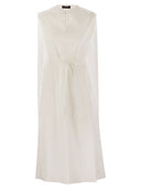 Abito miscela di cotone Fabiana Filippi con filo diamantato