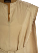 Abito miscela di cotone Fabiana Filippi con filo diamantato